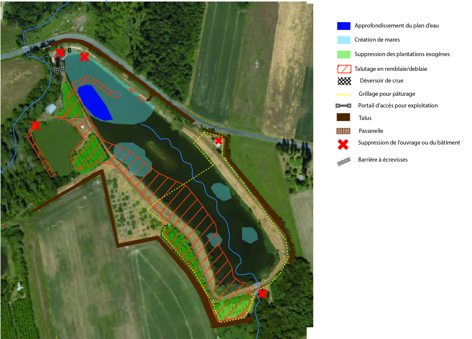 Carte des travaux