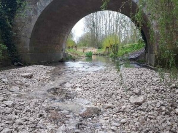 Restauration de la continuité et de l’hydromorphologie dans le bourg d’Escrennes amont</br><annee-travaux>2021</annee-travaux>