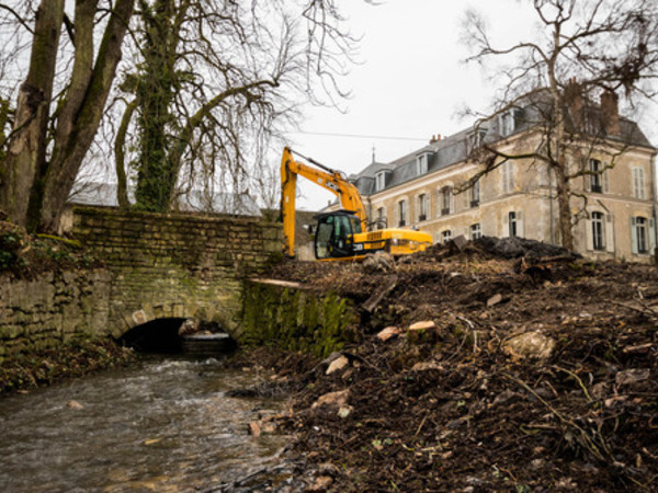 Restauration de la continuité et de l’hydromorphologie à Solvins</br><annee-travaux>2020</annee-travaux>